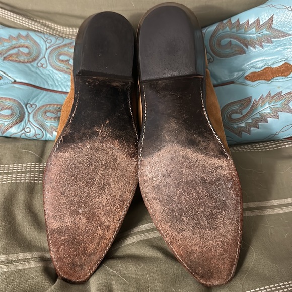 1883 by Lucchese teal and brown cowboy boots - Picture 4 of 10